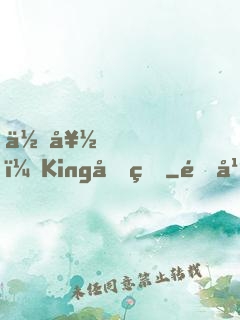 你好，King先生